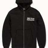 SYIP Washed Zip Up Hoodie (Jet Black)