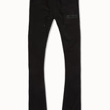 Big Men's SYIP Tonal Stacked Sweatpants (Black)
