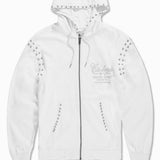 Icon Zip Up Hoodie (White)