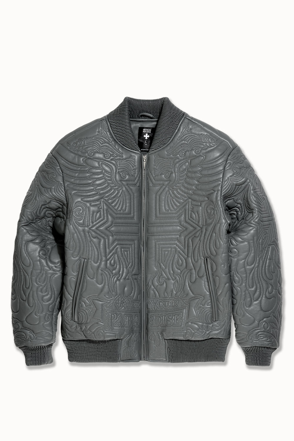 Sinister Bomber Jacket (Charcoal)