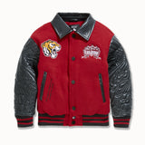 Kids Smoke & Mirrors Varsity Jacket (Bred)