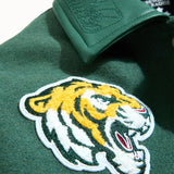 Kids Smoke & Mirrors Varsity Jacket (Dark Green)