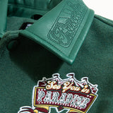 Kids Smoke & Mirrors Varsity Jacket (Dark Green)