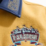 Kids Smoke & Mirrors Varsity Jacket (Mustard)