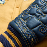 Kids Smoke & Mirrors Varsity Jacket (Mustard)