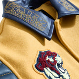 Kids Smoke & Mirrors Varsity Jacket (Mustard)
