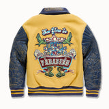 Kids Smoke & Mirrors Varsity Jacket (Mustard)