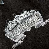 Kids Smoke & Mirrors Varsity Jacket (Noir)