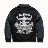 Kids Smoke & Mirrors Varsity Jacket (Noir)