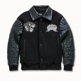 Kids Smoke & Mirrors Varsity Jacket (Noir)