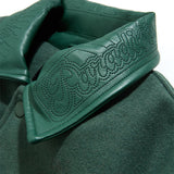 Smoke & Mirrors Varsity Jacket (Dark Green)
