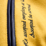 Smoke & Mirrors Varsity Jacket (Mustard)
