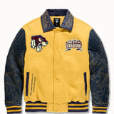 Smoke & Mirrors Varsity Jacket (Mustard)