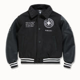 Kids Eternal Varsity Jacket (Black)