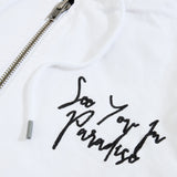 Eternal Flame Hooded Work Jacket (White)