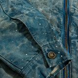 Ashes to Ashes Hooded Work Jacket (Patina Teal)
