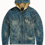 Ashes to Ashes Hooded Work Jacket (Patina Teal)