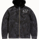 Ashes to Ashes Hooded Work Jacket (Vintage Black)