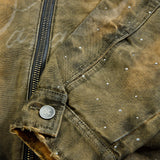 Ashes to Ashes Hooded Work Jacket (Vintage Wheat)