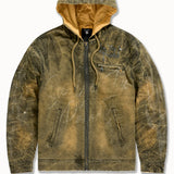 Ashes to Ashes Hooded Work Jacket (Vintage Wheat)