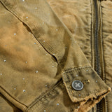 Ashes to Ashes Hooded Work Jacket (Wheat)