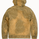 Ashes to Ashes Hooded Work Jacket (Wheat)