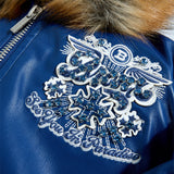 Kids Da Bronx Bomber Jacket (Navy)