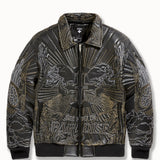 Immortal Full Zip Bomber Jacket (Black)