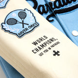 Kids Paradise Team Varsity Jacket (Sky Blue)