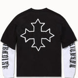 Heavy Metal Waffle Thermal T-Shirt (Black)