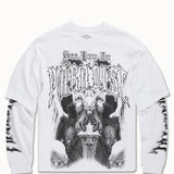 Heavy Metal Waffle Thermal T-Shirt (White)