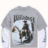 Night Rider Waffle Thermal T-Shirt (Grey)