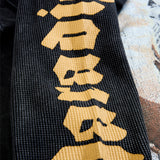 Outlaw Waffle Thermal T-Shirt (Black Shadow)