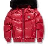 Kids Vigilante Puffer Jacket (Red)