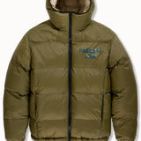 Divine Reversible Puffer Jacket (Olive)