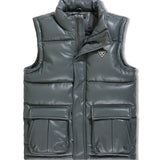 Big Men's Vigilante Puffer Vest (Charcoal)