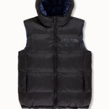 Divine Reversible Puffer Vest (Black)