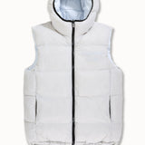 Divine Reversible Puffer Vest (Light Blue)