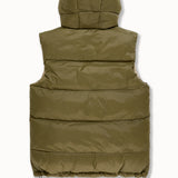 Divine Reversible Puffer Vest (Olive)