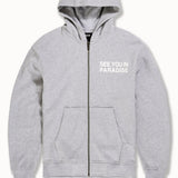 SYIP Heavyweight Zip Up Hoodie (Heather Grey)