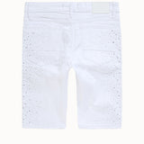 Lunar Denim Shorts (White)