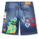 Festival Denim Shorts (Aged Wash)