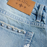 Heavy Metal Denim Shorts