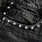 Heavy Metal Denim Shorts