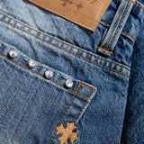 Heavy Metal Denim Shorts