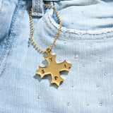 Kids Super Skinny Stacked Starry Night Denim (Ice Blue)