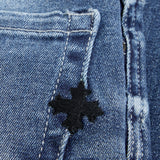 Super Skinny Stacked First Class Denim (Aged Wash)
