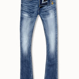 Super Skinny Stacked First Class Denim (Aged Wash)