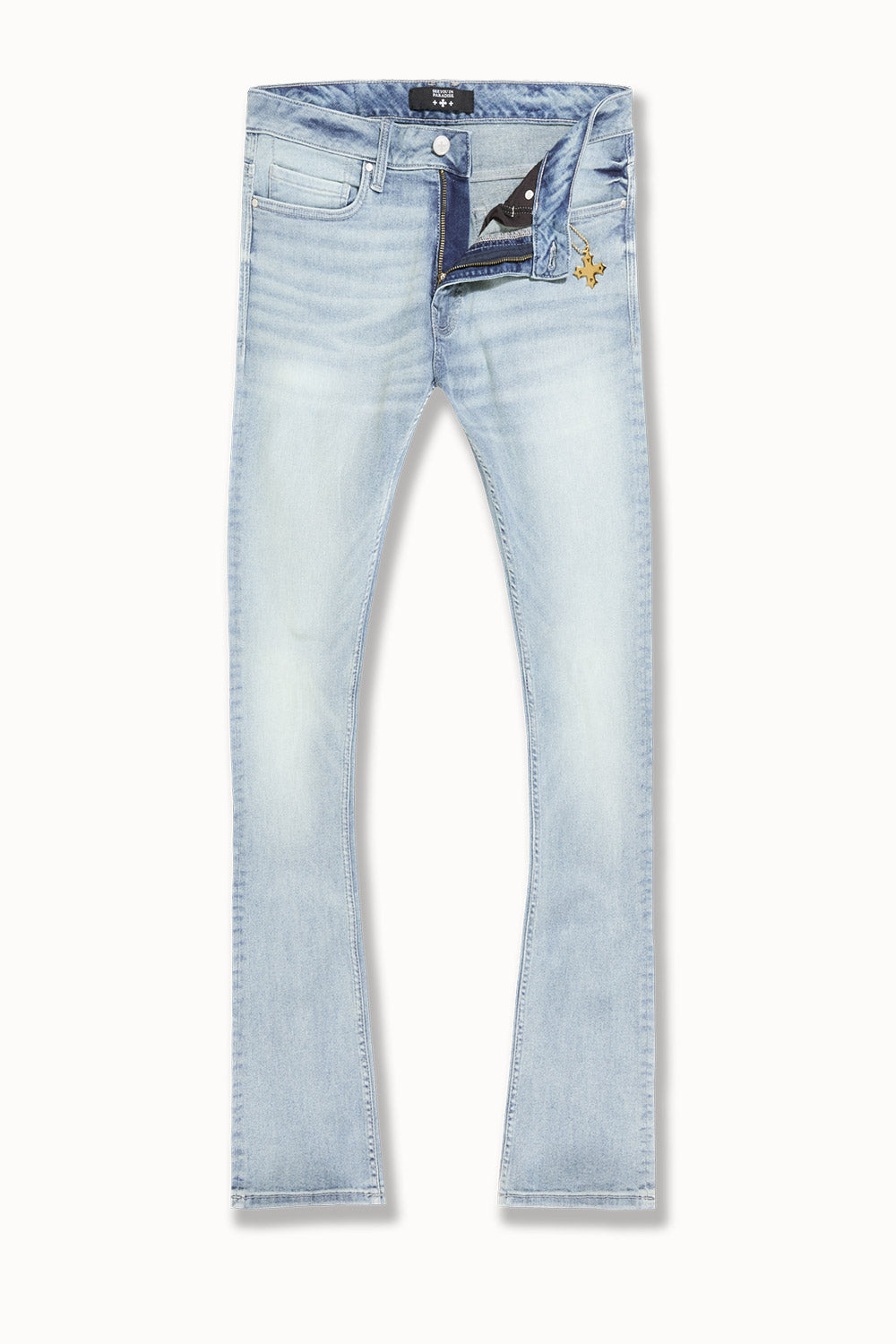 Super Skinny Stacked First Class Denim (Sky Blue)