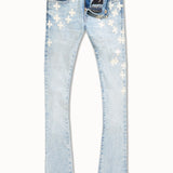 Kids Super Skinny Stacked Forbidden Fruit Denim (Arctic Wash)
